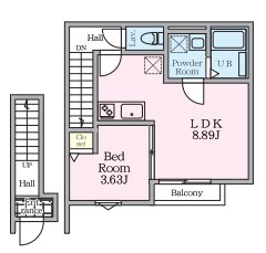 エトワールヴァリ　プレリュード 間取り図