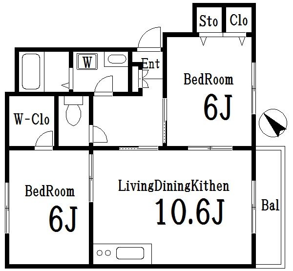 エスポワールＦ 間取り