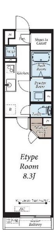 ヴィラ西新井 間取り図