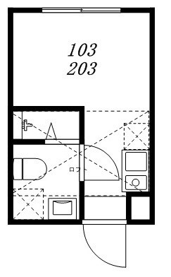 ハーモニーテラス松島 間取り図