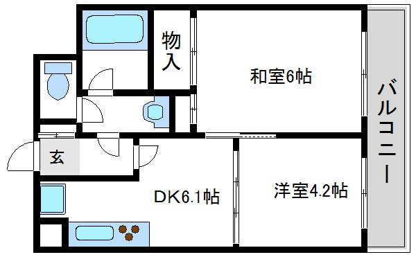 パレッヂ新小岩 間取り図