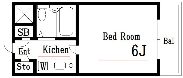 アムス小岩ＷＥＳＴ 間取り図