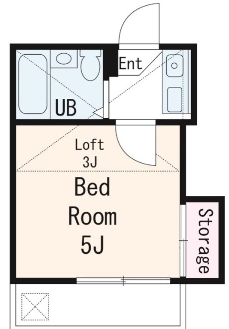 T&amp;#39;sフラット柴又 間取り図