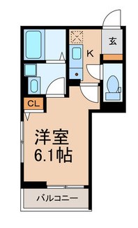 Seanoble 103号室 間取り