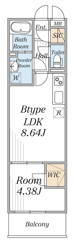 リブリ・曳舟Ⅱ 間取り
