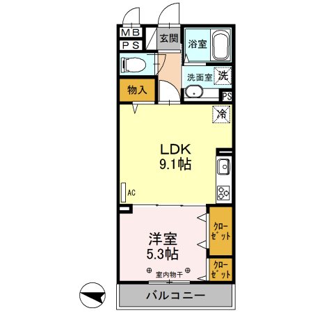 Vivace(ヴィヴァーチェ) 間取り