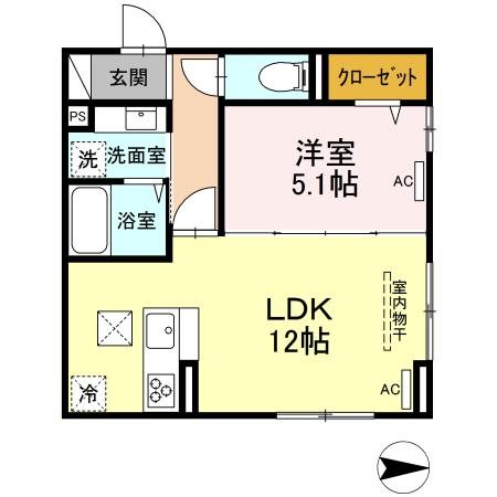 アヴァンス西亀有 間取り