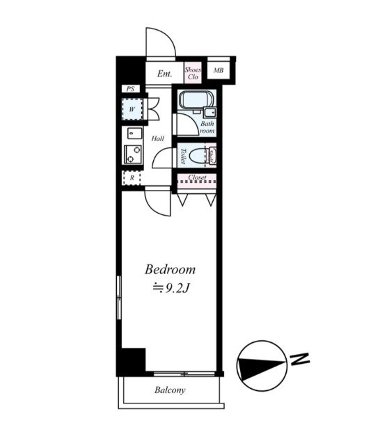 EXZA　REGALO西日暮里 間取り
