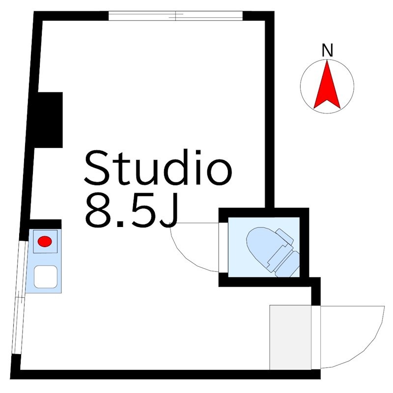 エチカ八幡山 間取り図