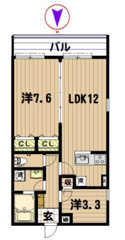 ｆａｒｅ　ＫＡＭＥＩＤＯ 間取り