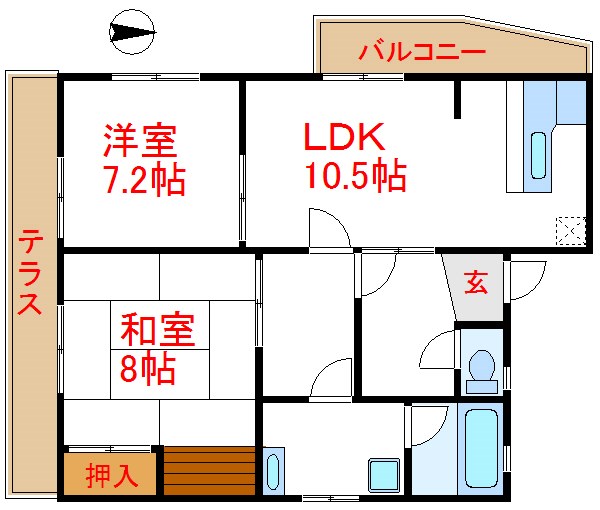 FLAX西新井 間取り