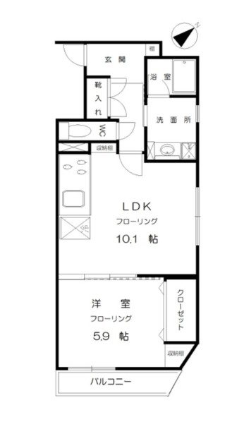 ファビオ東大前 間取り