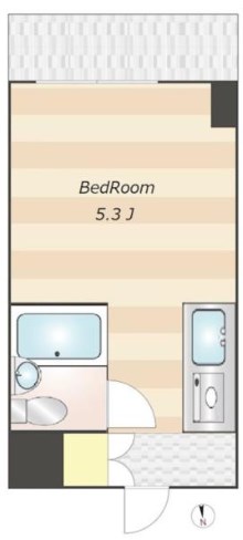ニューガイアリルーム西葛西No.59 間取り図