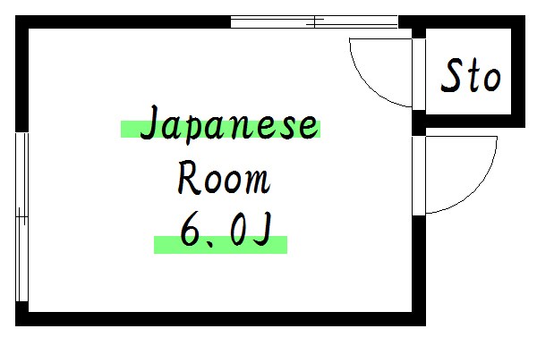 江口コーポ 間取り図