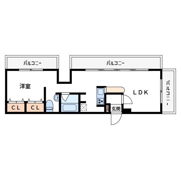レクノスⅠ 間取り