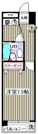 グランシャルム葛西 間取り図