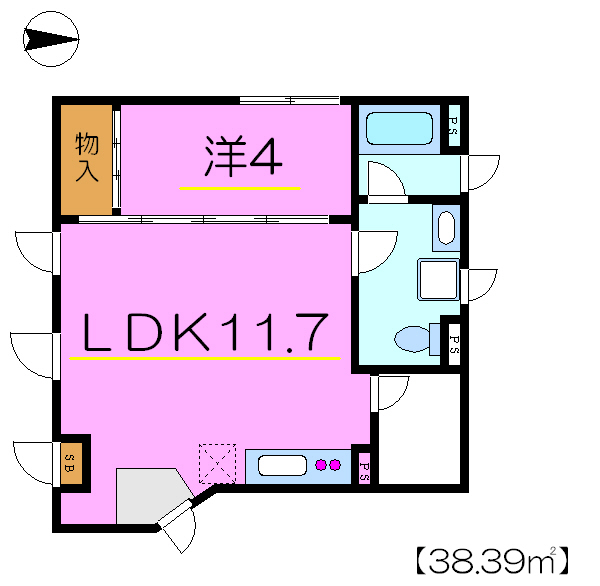 ダイチアパートメント南小岩 間取り