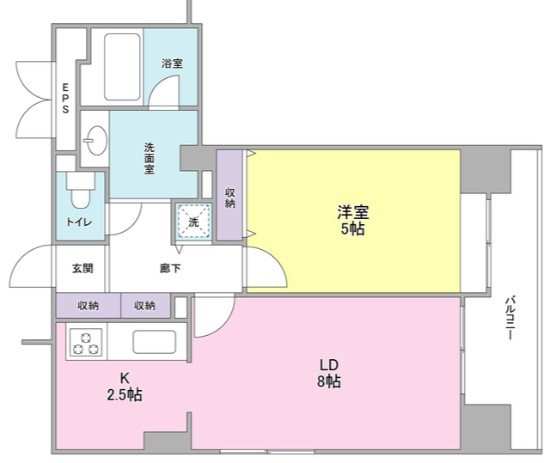 クレールⅡ川原 間取り