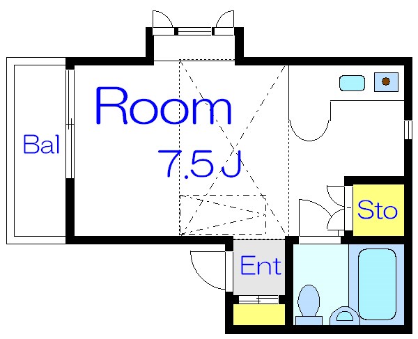 サニーハイツ   間取り