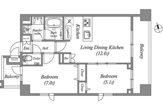 GRAN PASEO町屋 間取り