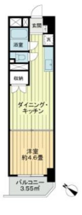 カーサ蔵前 間取り