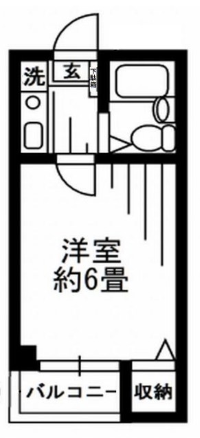 ＩＭフォレスト 103号室 間取り