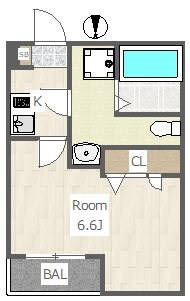 Bleu Fonce 間取り