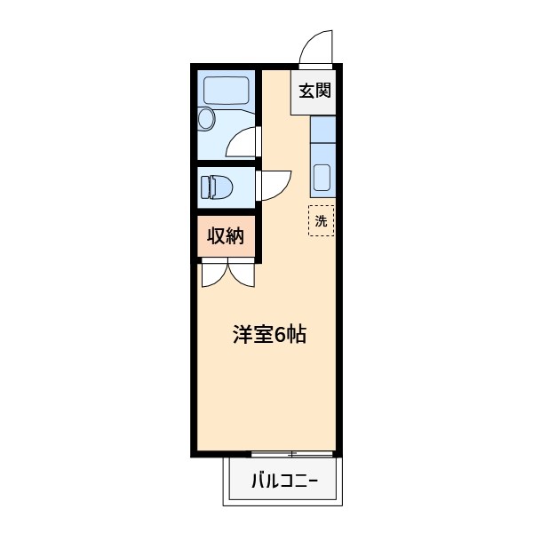 パナハイツ 間取り図