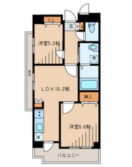 アレグレット掃部宿 間取り図