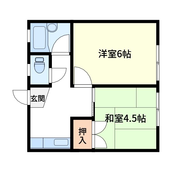 岩井マンション 間取り図