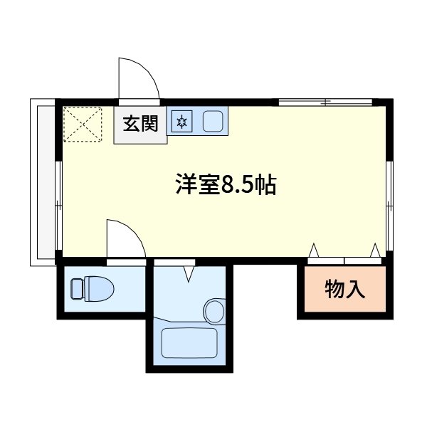コーポ橋爪 間取り図
