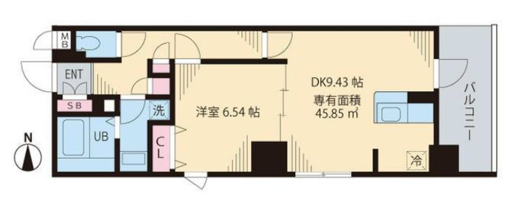 マ・メゾン門前仲町  間取り図