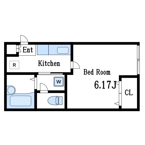 クレフラスト一之江 間取り図