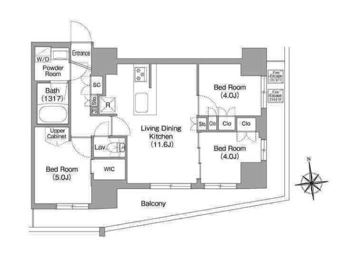 コンフォリア王子 間取り
