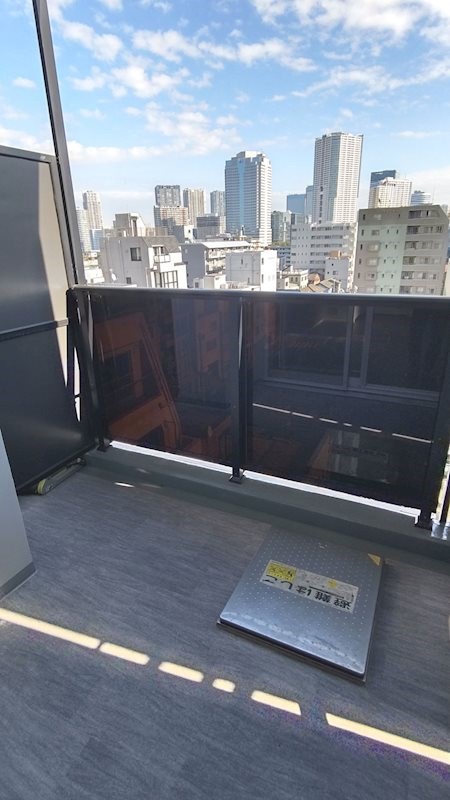 レジディア月島Ⅱ ベランダ