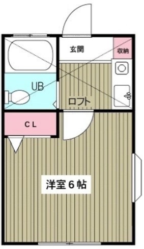 メゾン高橋B棟 107号室 間取り