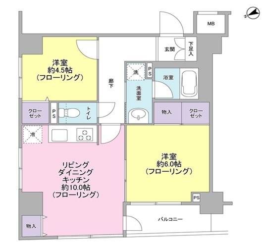 パートナーシップアパートメント  間取り