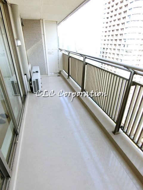 リバーポイントタワー ベランダ