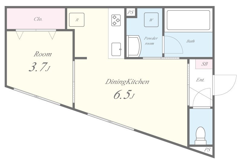 LEA　ROOM　お花茶屋  間取り