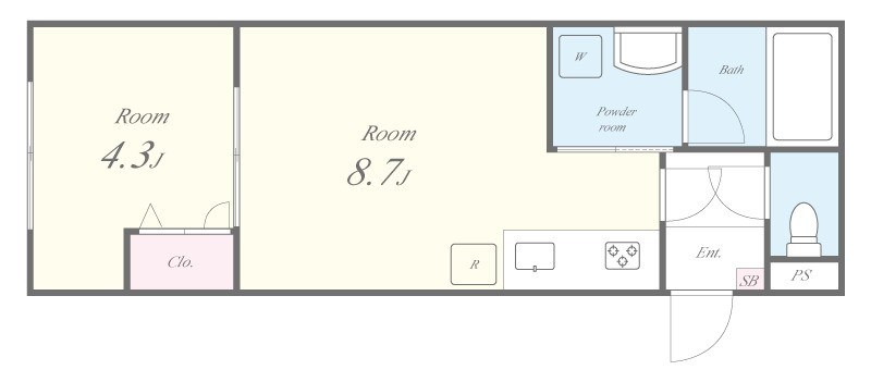 LEA　ROOM　お花茶屋  間取り