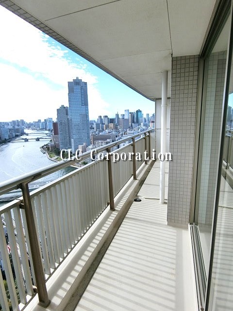 リバーポイントタワー ベランダ