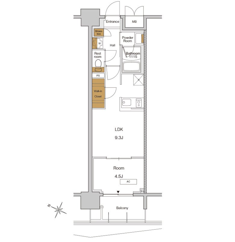ＲＪＲプレシア東十条ガーデン 間取り
