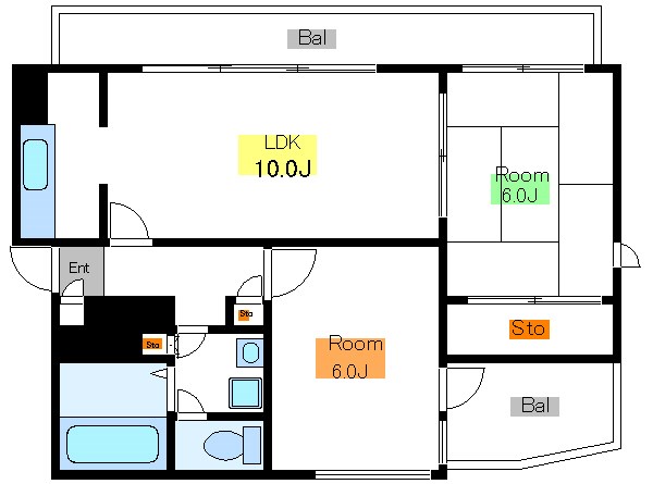 エトワール嵯峨Ⅱ 間取り