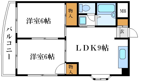 シャトレグレイス 間取り図