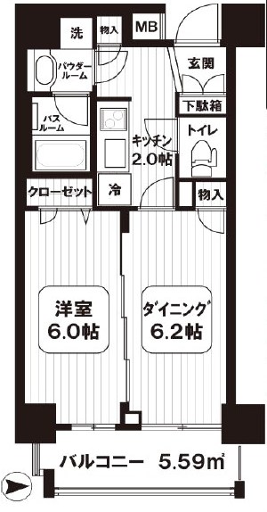 ヴェルディーク浅草 間取り