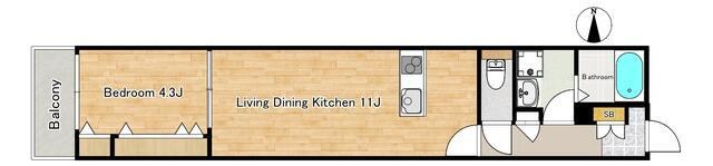 EMINENT亀戸 間取り図