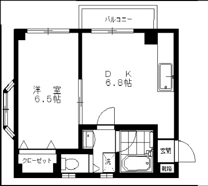 第２コーポファミーユ 間取り図