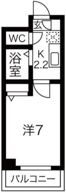 CASSIA浦安 201号室 間取り