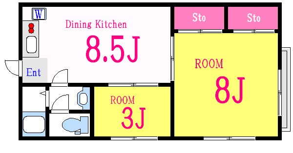松江ロイヤルハイツ 間取り
