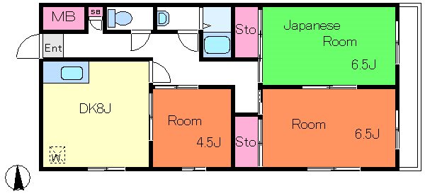 ロイヤルパール   間取り図